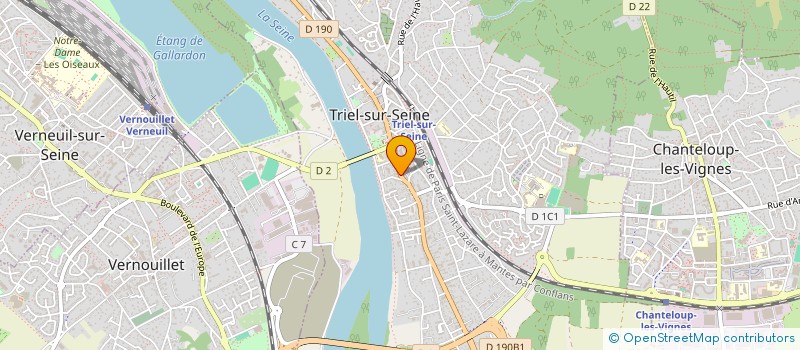 localisation de l'entreprise MADAME CHEYENNE BUCH  TRIEL-SUR-SEINE