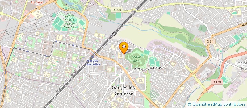 localisation de l'entreprise MADAME CHEYENNE DARVIN à GARGES-LES-GONESSE