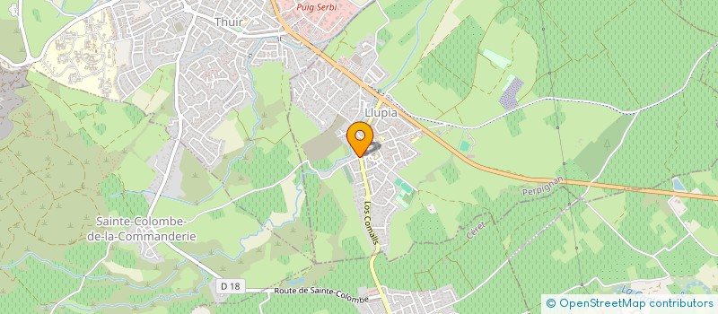 localisation de l'entreprise MADAME CHEYENNE DHERDT  LLUPIA