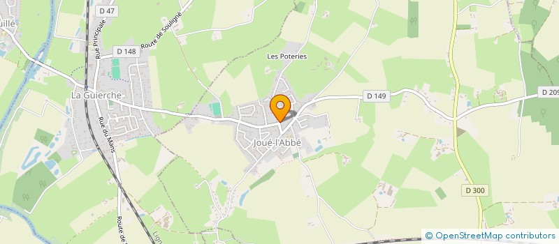 localisation de l'entreprise MADAME CHEYENNE LUDET  JOUE-L'ABBE