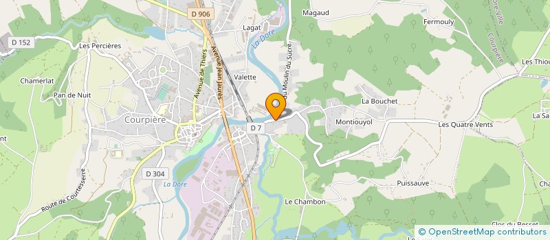 localisation de l'entreprise MADAME CHEYENNE SAGNET à COURPIERE