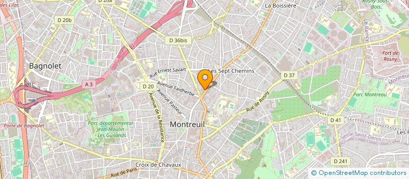 localisation de l'entreprise MADAME CHIA-WEN TSAI à MONTREUIL