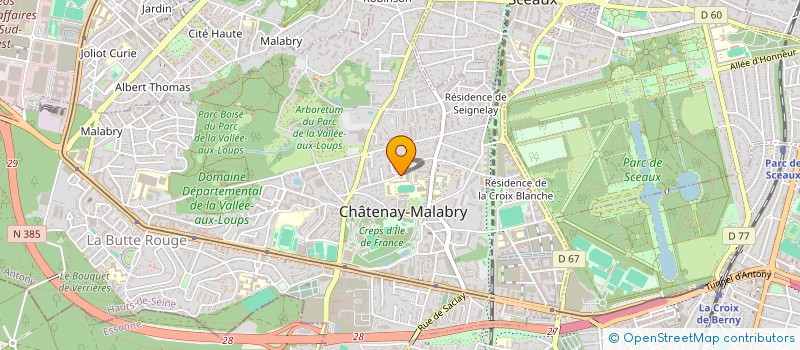 localisation de l'entreprise MADAME CHIAKI AMIYA à CHATENAY-MALABRY