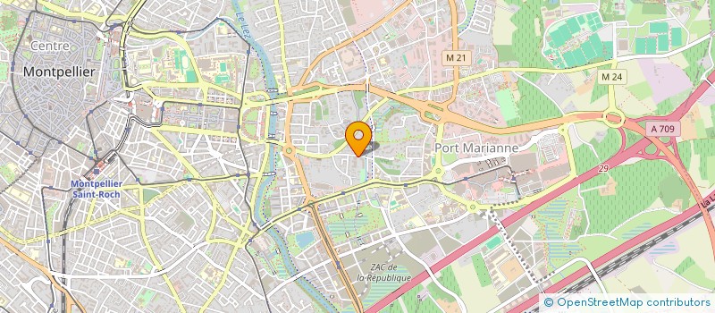 localisation de l'entreprise MADAME CHIARA ADJADJ à MONTPELLIER