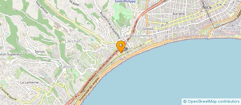 localisation de l'entreprise MADAME CHIARA ANNA BENVEGNU' à NICE