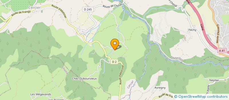 localisation de l'entreprise MADAME CHIARA ANTONIELLO  CERCIER