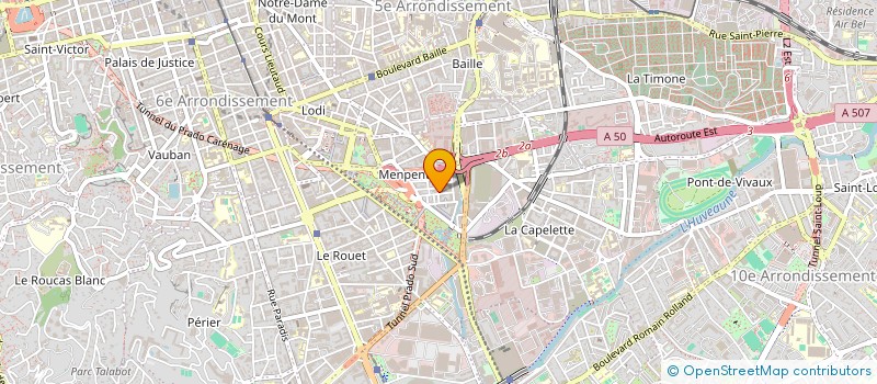 localisation de l'entreprise MADAME CHIARA CARLHIAN à MARSEILLE