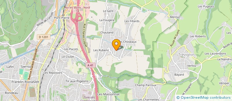 localisation de l'entreprise MADAME CHIARA DALBIN à GRESY-SUR-AIX