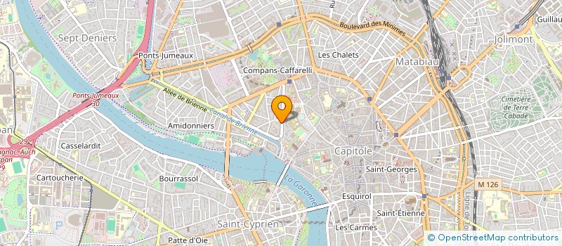 localisation de l'entreprise MADAME CHIARA HENRY à TOULOUSE