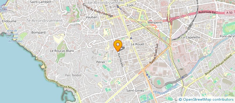 localisation de l'entreprise MADAME CHIARA MACALUSO  MARSEILLE