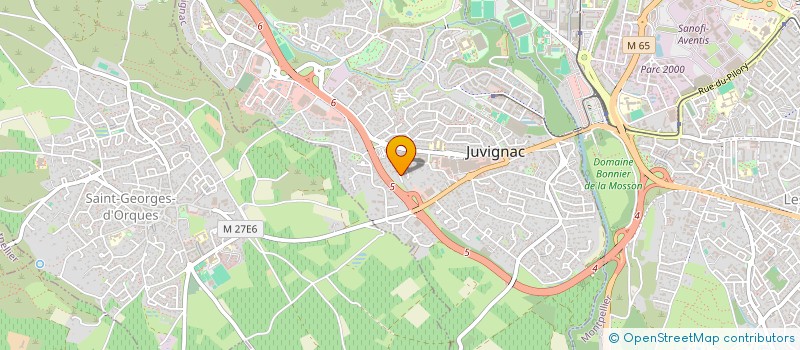 localisation de l'entreprise MADAME CHIARA MARHELY à JUVIGNAC