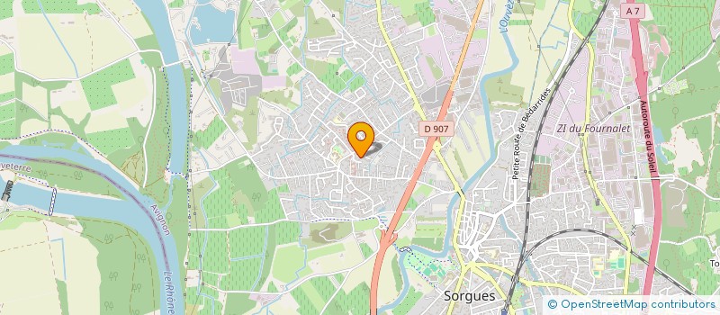 localisation de l'entreprise MADAME CHIARA MASI  SORGUES