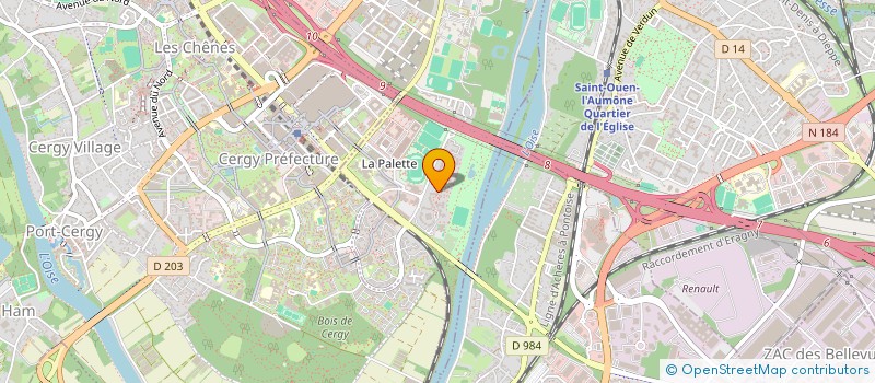 localisation de l'entreprise MADAME CHIARA MIRACCIN  PONTOISE