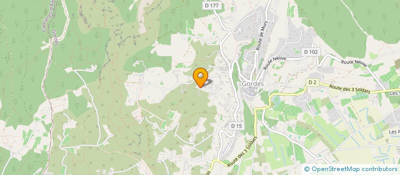 localisation de l'entreprise MADAME CHIARA MOLINAS  GORDES