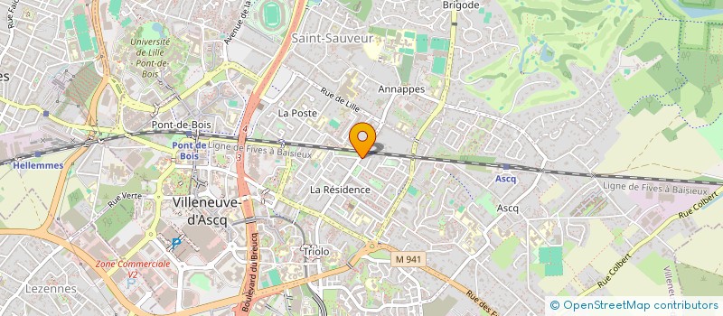localisation de l'entreprise MADAME CHIARA NANDRINO à VILLENEUVE-D'ASCQ