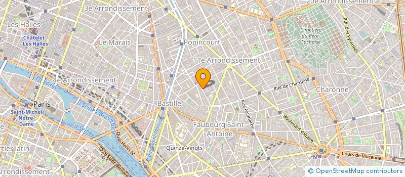 localisation de l'entreprise MADAME CHIARA PARTY  PARIS