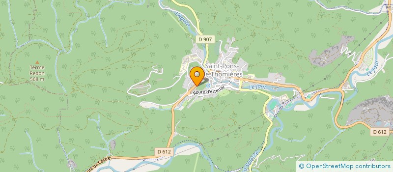 localisation de l'entreprise MADAME CHIARA PERIS  SAINT-PONS-DE-THOMIERES