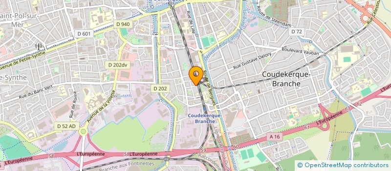 localisation de l'entreprise MADAME CHIARA POLLAERT à DUNKERQUE