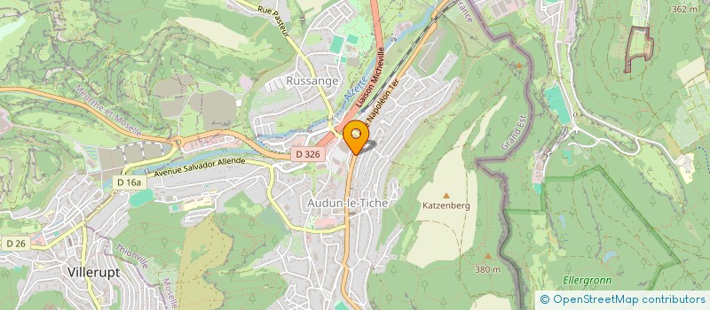 localisation de l'entreprise MADAME CHIARA RODA à AUDUN-LE-TICHE