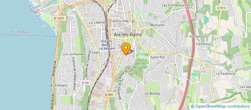 localisation de l'entreprise MADAME CHIARA SCARCELLA  AIX-LES-BAINS