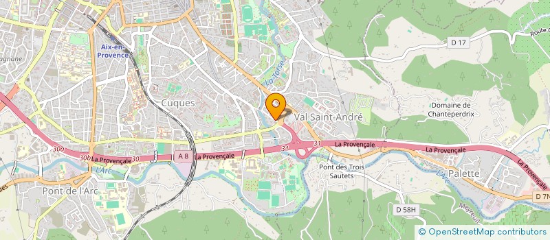 localisation de l'entreprise MADAME CHIARA SILVESTRE  AIX EN PROVENCE