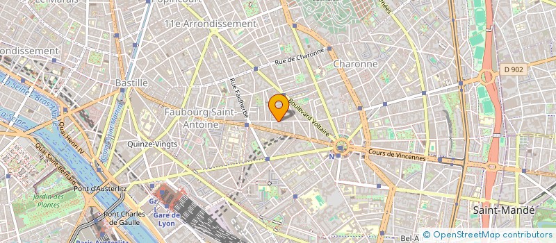 localisation de l'entreprise MADAME CHIARA STRINGARI  PARIS