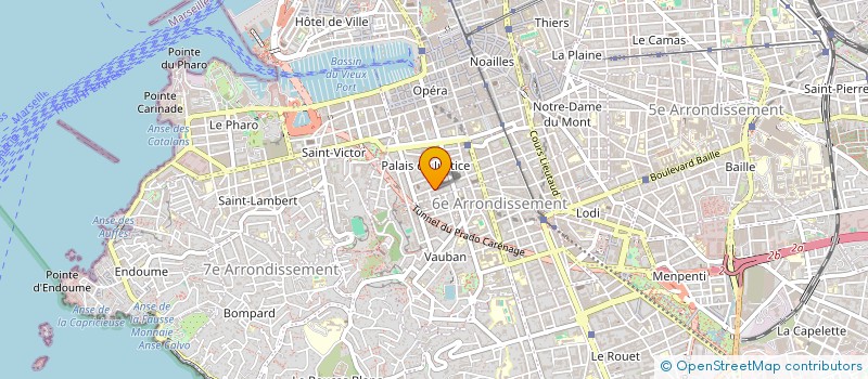 localisation de l'entreprise MADAME CHIARA TASSERIE à MARSEILLE