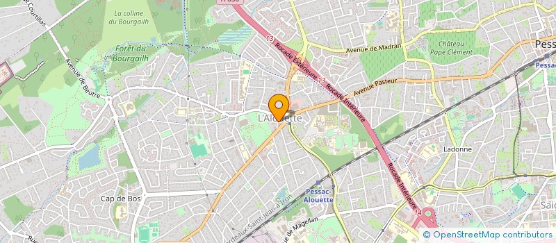 localisation de l'entreprise MADAME CHIARA TREYT  PESSAC