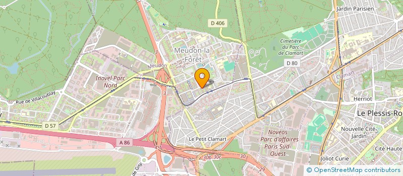 localisation de l'entreprise MADAME CHIARA VANNINI à MEUDON