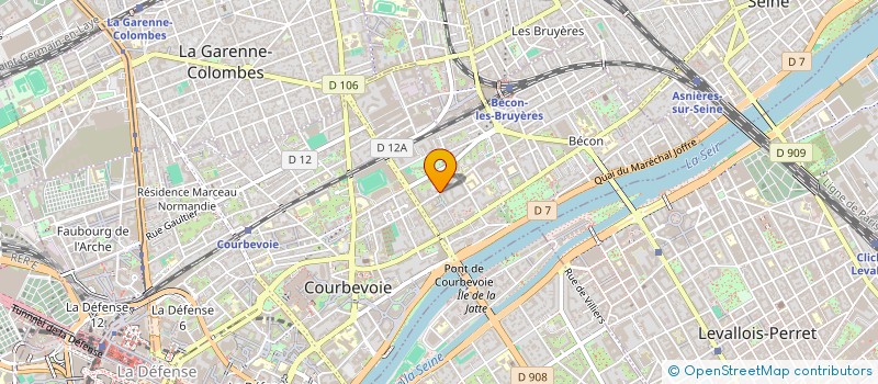 localisation de l'entreprise MADAME CHIAU-AN YANG à COURBEVOIE
