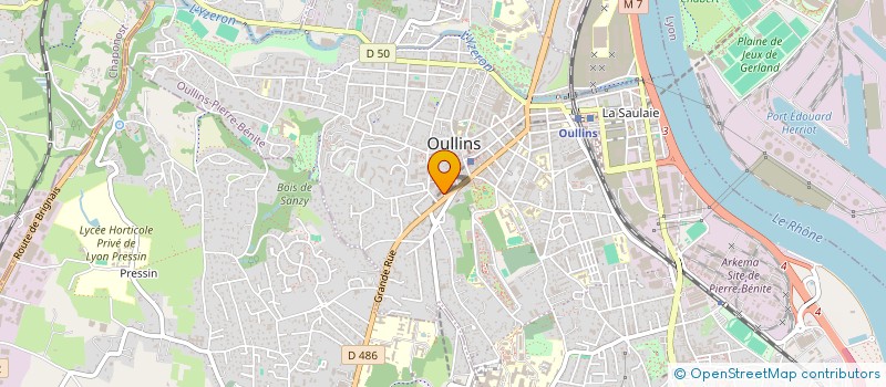 localisation de l'entreprise MADAME CHIDENE EL ABASSI  OULLINS-PIERRE-BENITE