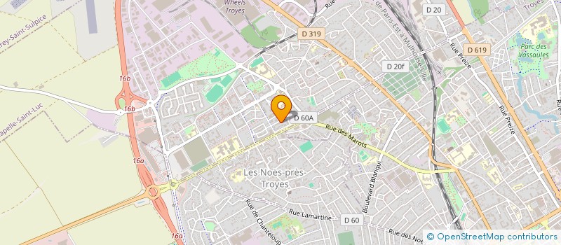 localisation de l'entreprise MADAME CHIE YAPO -ASSAMOI EPSE MANDIL  LA CHAPELLE-SAINT-LUC