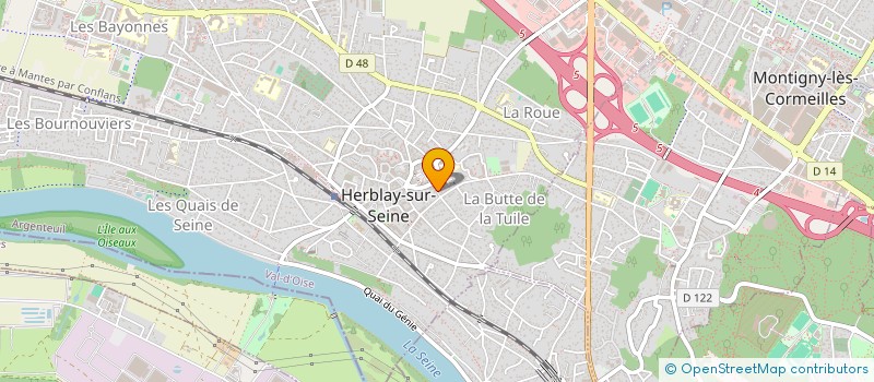 localisation de l'entreprise MADAME CHIEN-HUI LIN  HERBLAY-SUR-SEINE