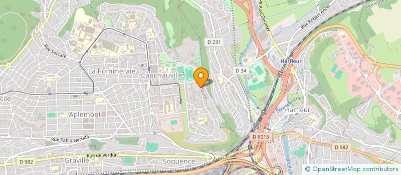 localisation de l'entreprise MADAME CHIEPO KIMOU  LE HAVRE