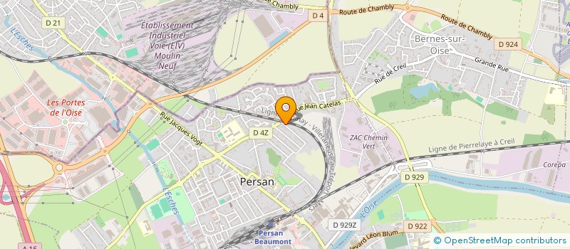 localisation de l'entreprise MADAME CHIMENE BENKHEIRA  PERSAN