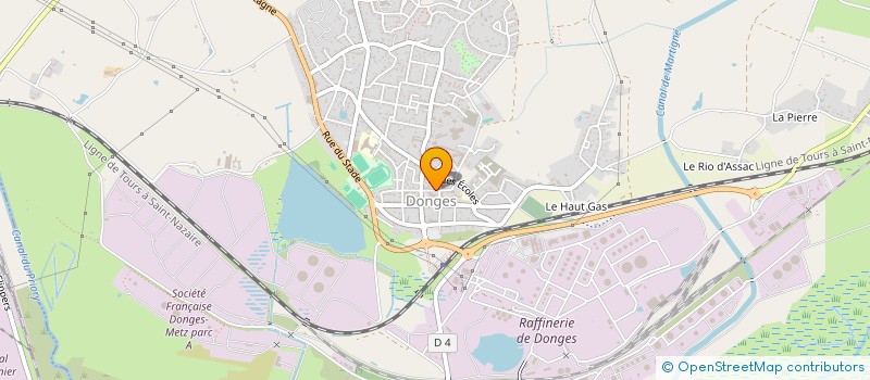 localisation de l'entreprise MADAME CHIMENE CHESNEAU  DONGES