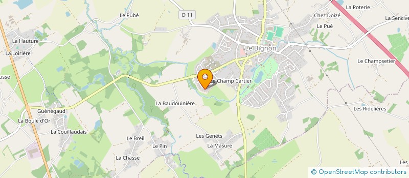 localisation de l'entreprise MADAME CHIMENE DA SILVA SANTANA  LE BIGNON