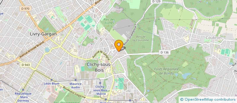 localisation de l'entreprise MADAME CHIMENE VOLNIN à CLICHY-SOUS-BOIS