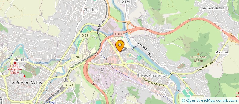 localisation de l'entreprise MADAME CHING CHEUNG  BRIVES-CHARENSAC