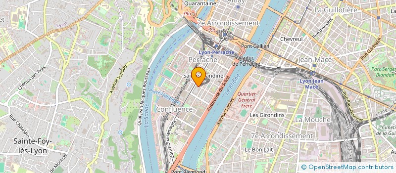 localisation de l'entreprise MADAME CHIRAZ BENOSMANE  LYON