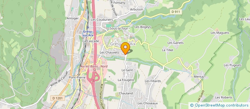 localisation de l'entreprise MADAME CHIRAZ ISMAILI à GRESY-SUR-AIX