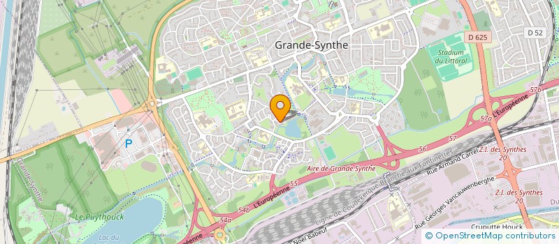 localisation de l'entreprise MADAME CHIRAZ MANSOUR-HAFIFI  GRANDE-SYNTHE