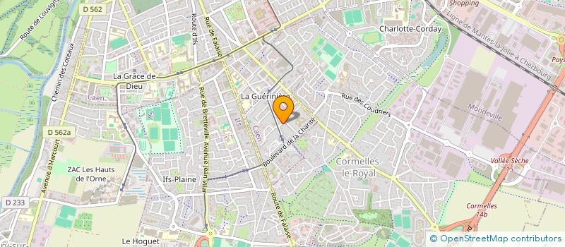 localisation de l'entreprise MADAME CHIRAZ SAADAOUI à CAEN