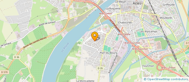 localisation de l'entreprise MADAME CHIRIHAN MESSAOUDY  ARLES