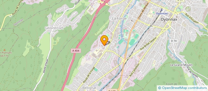 localisation de l'entreprise MADAME CHIRIHANE CHEQROUN  BELLIGNAT