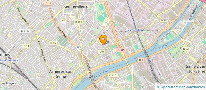 localisation de l'entreprise MADAME CHIRINE AMIMOUSSA à GENNEVILLIERS
