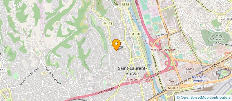 localisation de l'entreprise MADAME CHIRINE SAIED à SAINT-LAURENT-DU-VAR