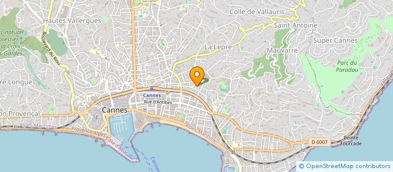 localisation de l'entreprise MADAME CHIRLY ABORMAD à CANNES