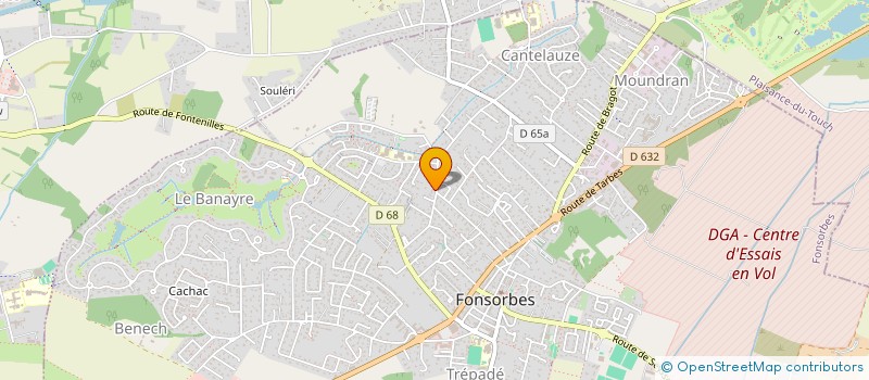 localisation de l'entreprise MADAME CHISLAINE MORERE  FONSORBES