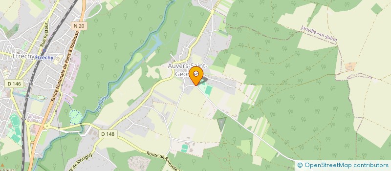 localisation de l'entreprise MADAME CHISTIANE STEGER  AUVERS-SAINT-GEORGES